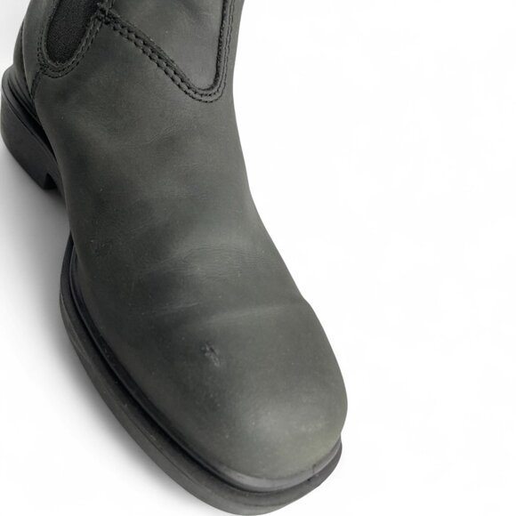 Blundstone Charcoal Gray Leather Chelsea Australian Boots Men's 5.5 Women's 7.5 - Picture 7 of 15